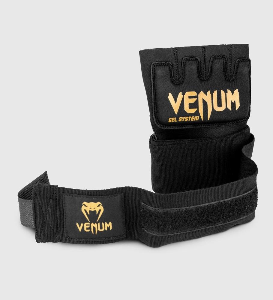 Venum Innenhandschuhe Kontact - Schwarz/Gold - The Fight Company