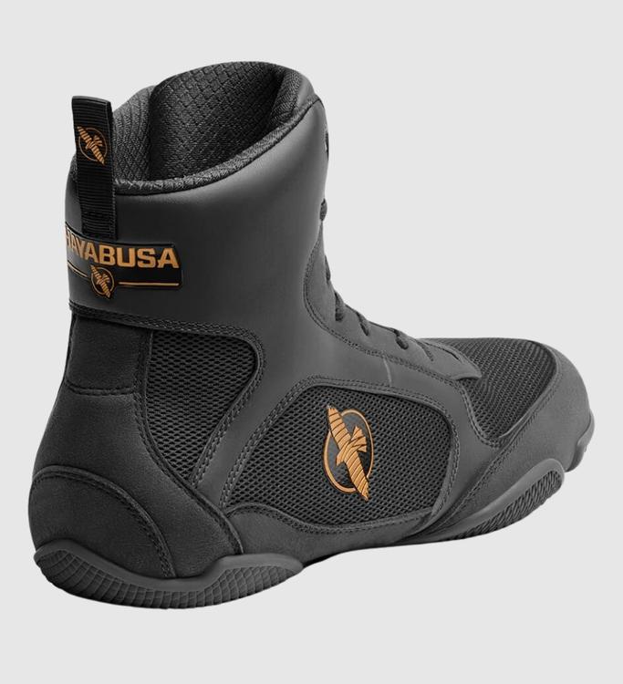 Hayabusa Boxschuhe Pro - Schwarz - The Fight Company