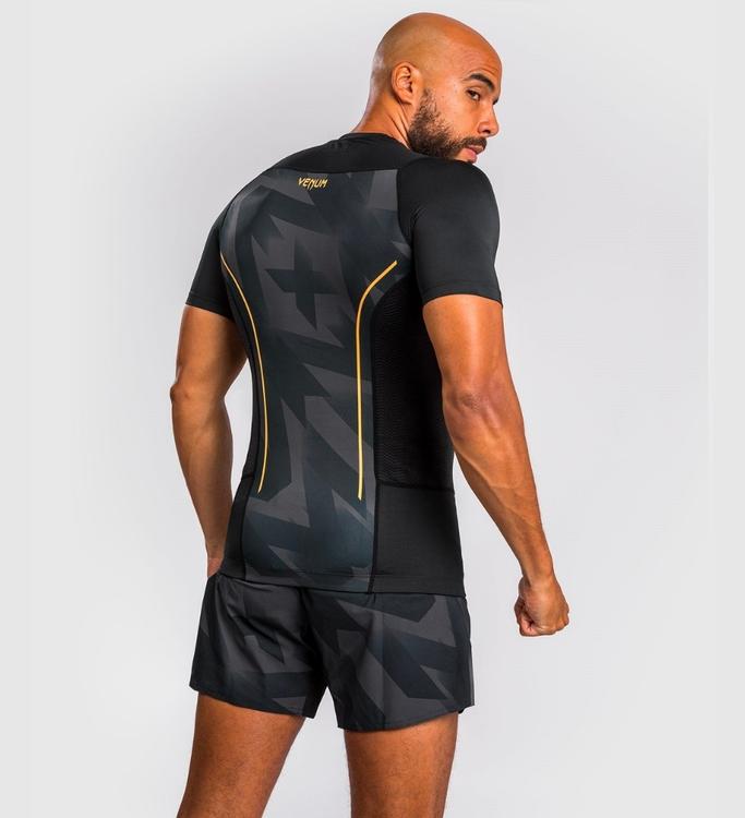 Venum Rashguard Razor - Schwarz/Gold - The Fight Company