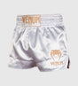 Venum Muay Thai Shorts Classic - Weiss/Gold - The Fight Company